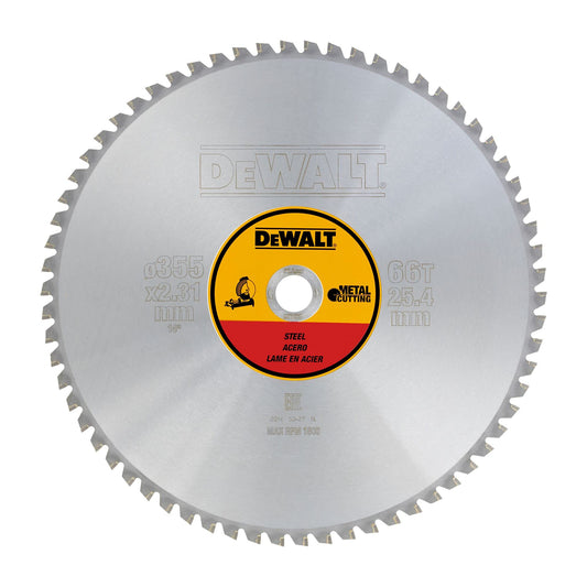 DEWALT LAME CIRCOLARI TAGLIO ACCIAIO - Diam. 355 x 25.4 2, DT1926-QZ