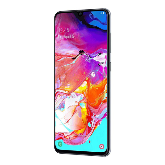 Samsung Galaxy A70 Smartphone, Display 6.7" Super AMOLED, 128 GB Espandibili, RAM 6 GB, Batteria 4500 mAh, 4G, Dual Sim, Android 9 Pie, [Versione Italiana], Black