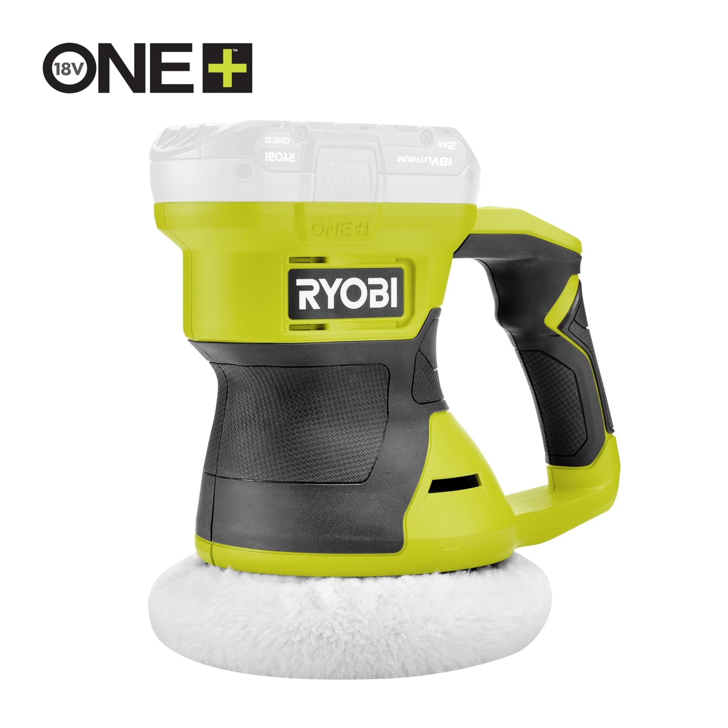 Ryobi RBP18150-0 Lucidatrice 150 mm 18V, Batteria Non Inclusa, Lucidatrice Auto a Batteria, Motore Fino a 4.600 orbite/min, 2 Velocità, Diametro Platorello 150 mm