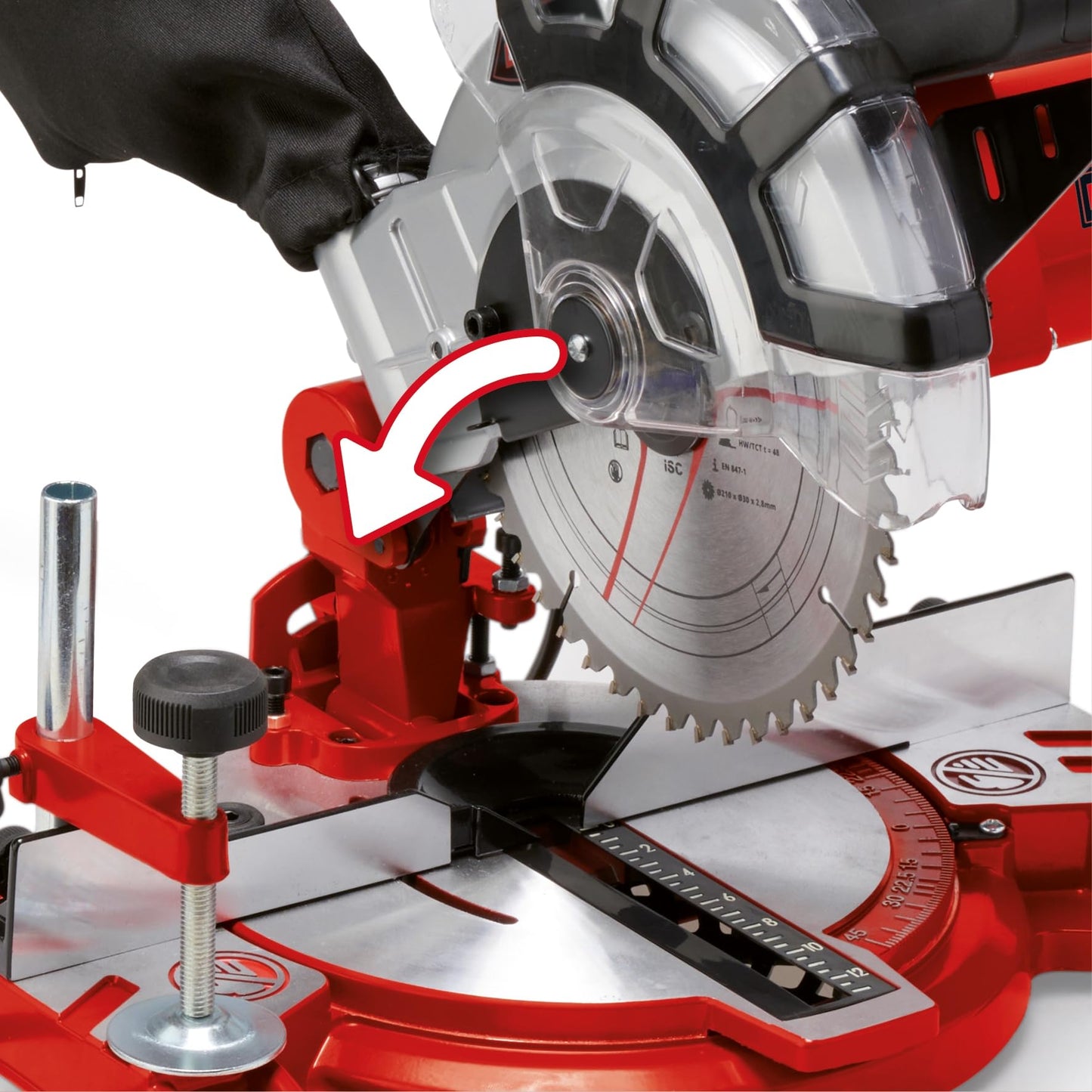 Einhell TC-MS 2112 Troncatrice, Rosso