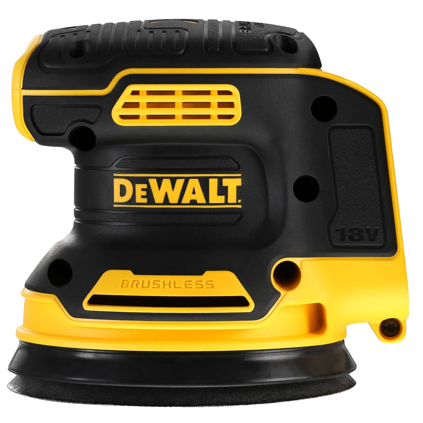 DEWALT DCW210N-XJ Levigatrice senza spazzole 18V XR da 125 mm - Unità nuda