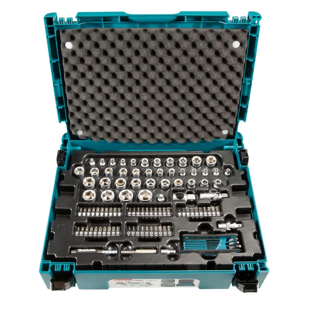 Makita E-08713 JUEGO DE HERRAMIENTAS MANUALES E-08713, MAKITA 120 PIEZAS