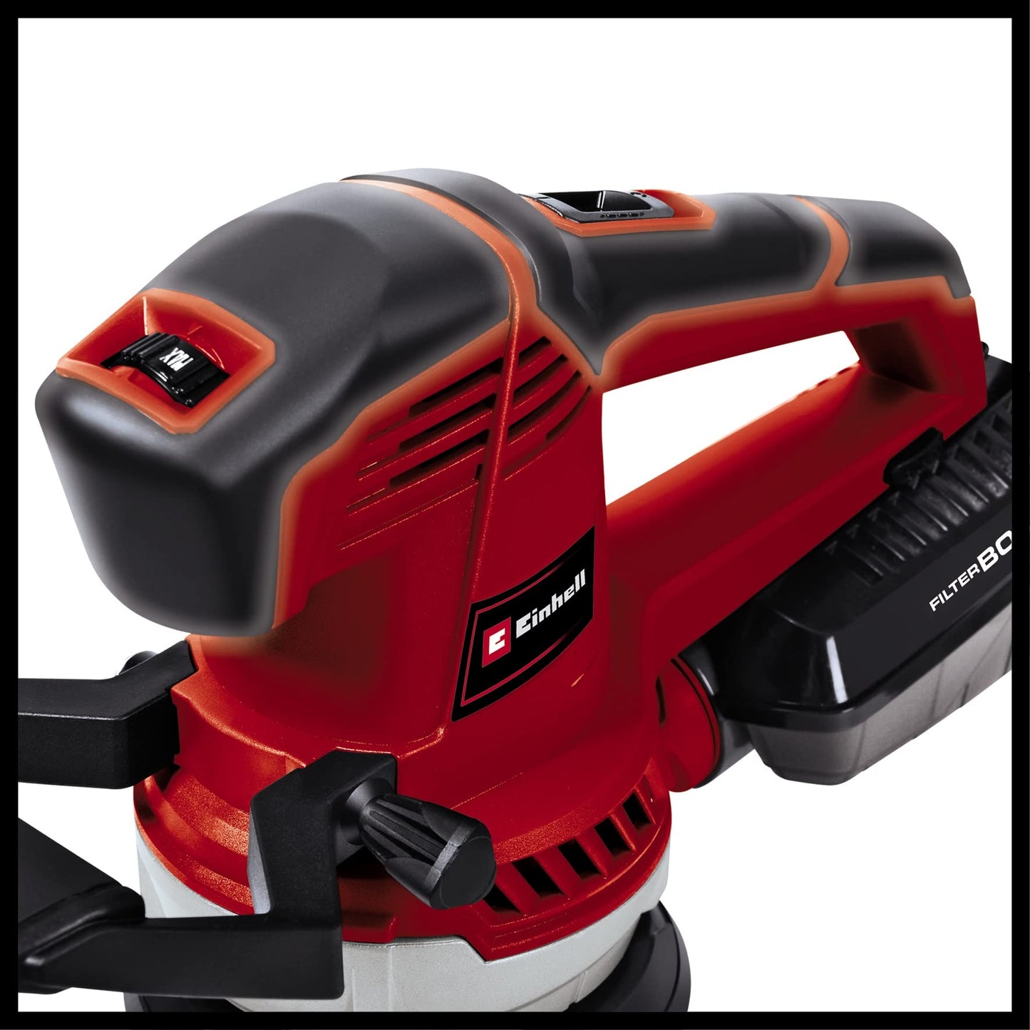 Einhell levigatrice roto orbitale TE-RS 40 E (tensione 220 V, potenza 400 W, oscillazioni al min. 12000-24000, ampiezza oscillazioni 2,5 mm, platorello 125 mm, velcro)