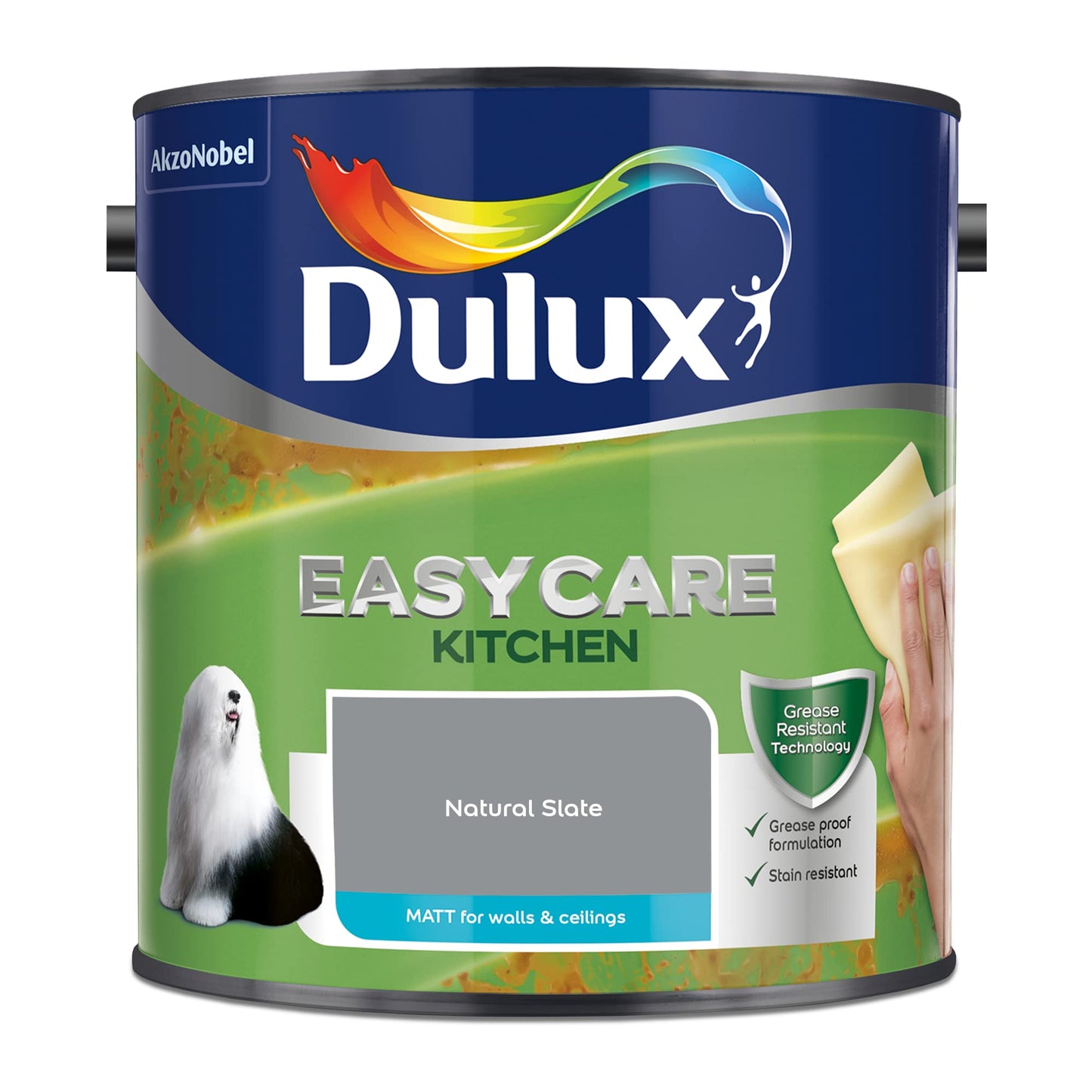 Dulux Easy ycare Kitchen Matt Emulsion Paint – Natural Slate – 2,5 l