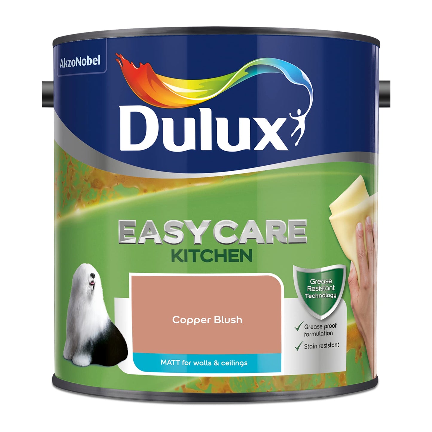 Dulux Easycare Kitchen Matt Emulsion Paint - Copper Blush - 2,5 l