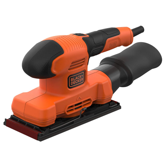 BLACK+DECKER Levigatrice orbitale 150W 1/3 di foglio. BEW220-QS