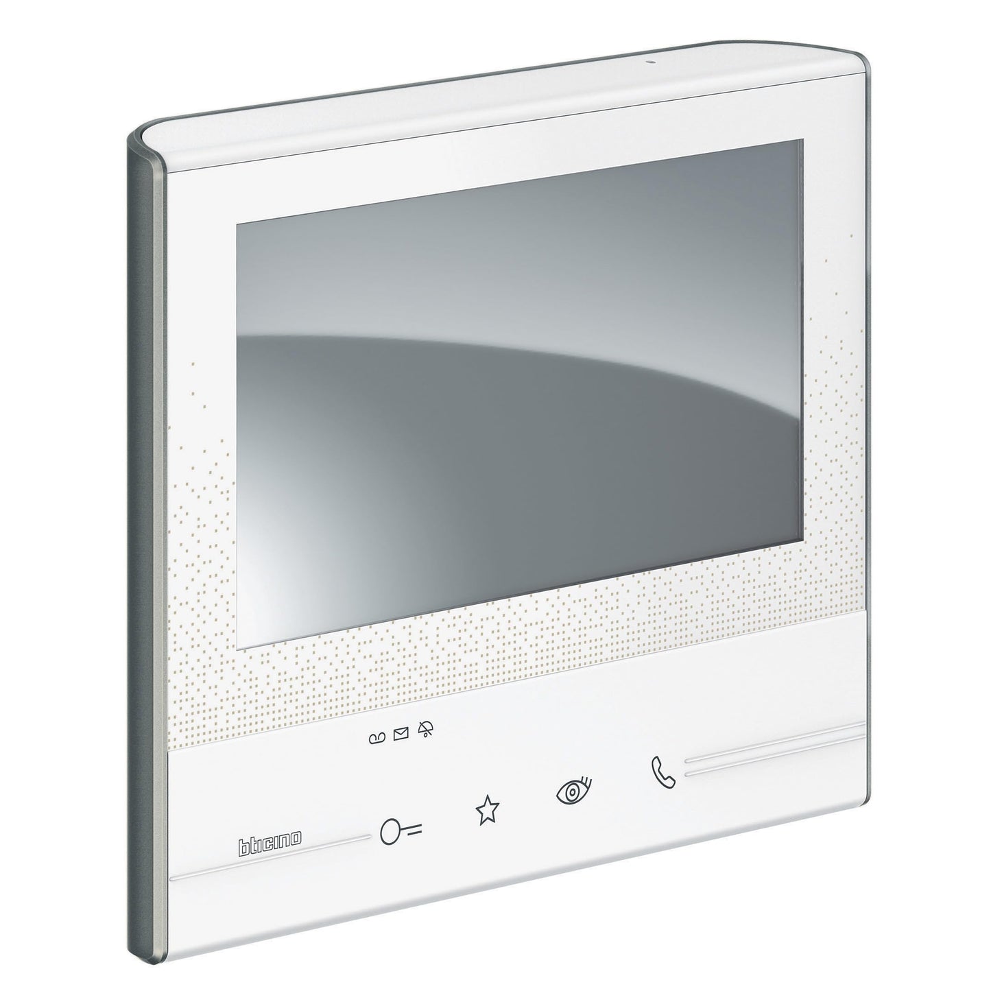 BTICINO, Flex ONE 363910 - Set di videocitofono a 2 fili, classe 300 X13E con touchscreen da 7", grandangolare da 105°, archiviazione video, apriporta transponder, accesso senza chiavi, IP54, IK10,