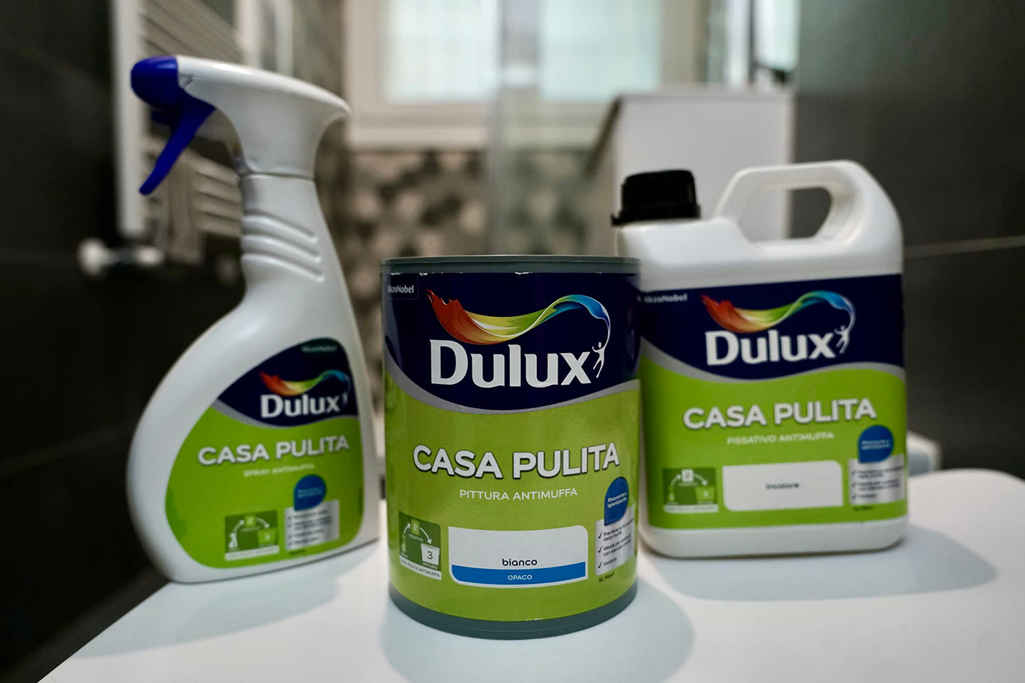 Dulux Casa Pulita Singolo Pittura per Interni Antimuffa Rimuove e Protegge Da Muffe e Funghi, 10 Litri, Bianco