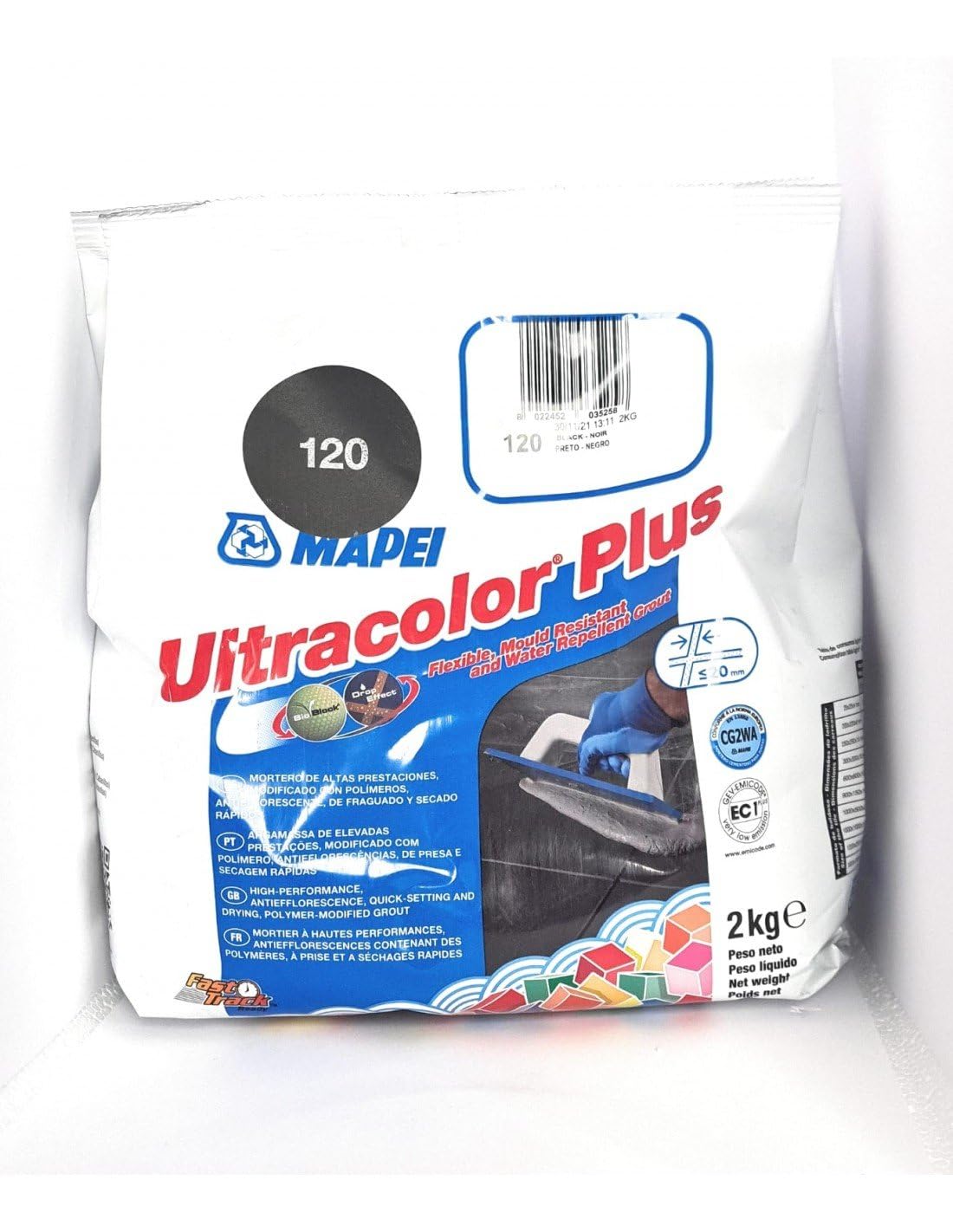 Mapei 120 UltraColor Plus - Stucco nero 2 kg