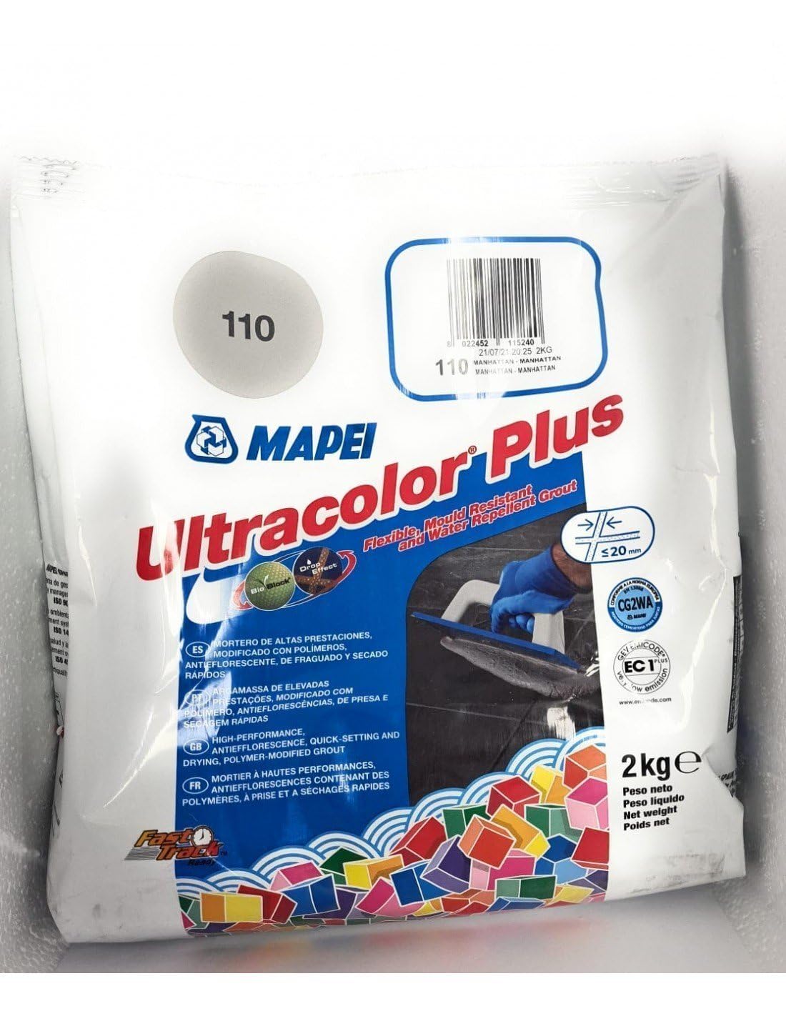 MAPEI Malta per giunti Ultracolor Plus (110) grigio Manhattan 2 kg