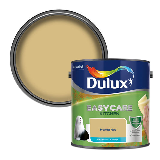 Dulux Easy ycare Kitchen - Vernice opaca emulsione – noci miele – 2,5 l