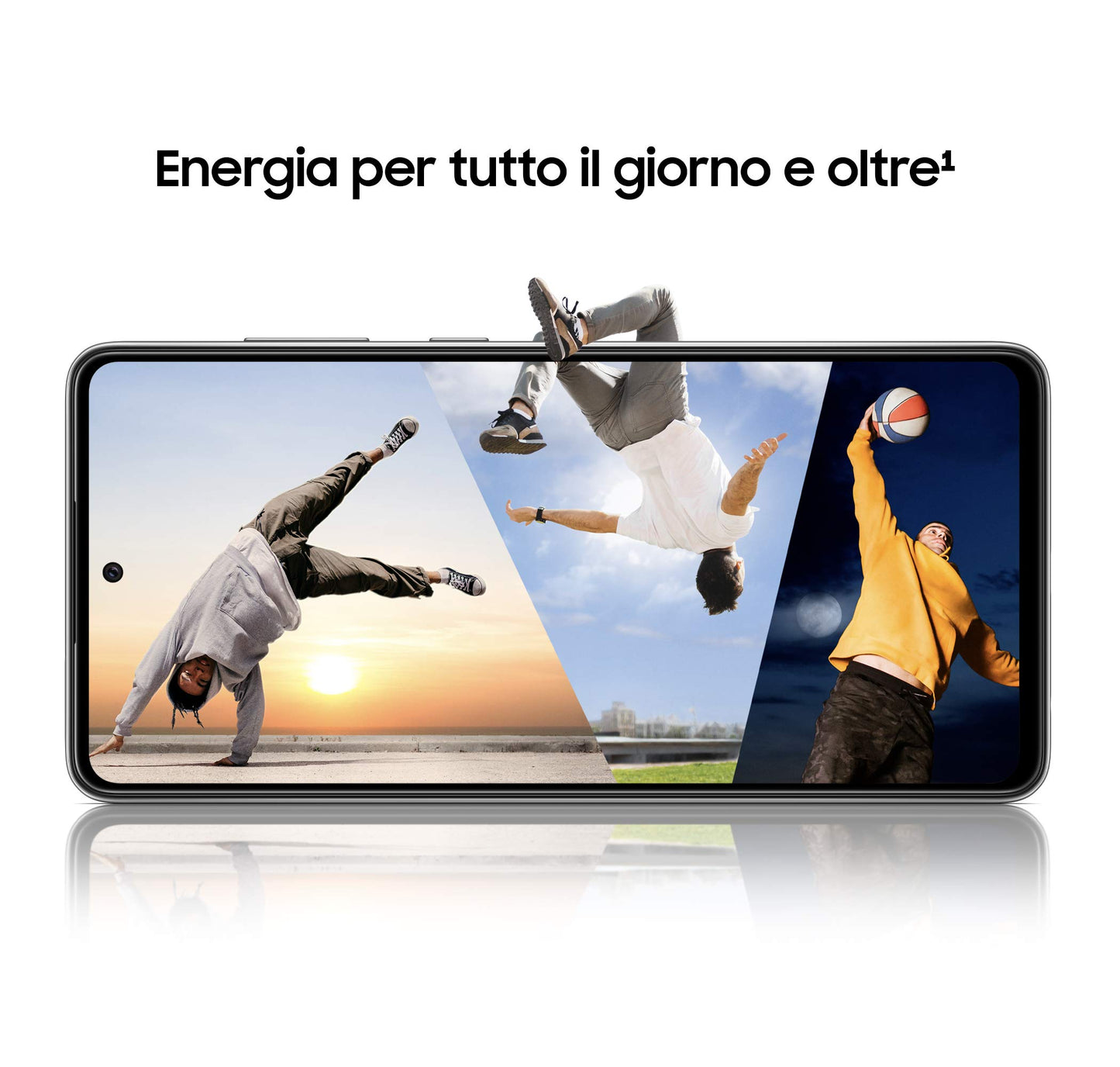 Samsung Galaxy A52 Smartphone, Display Infinity-O FHD+ da 6,5 pollici, 6 GB RAM e 128 GB di memoria interna espandibile, Batteria 4.500 mAh e ricarica Ultra-Rapida Black [Versione Italiana]