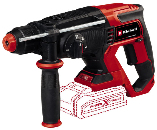 Einhell Tassellatore a batteria TE-HD 18/20 Li BL-Solo Power X-Change (18 V, 1,8 J, 20 mm di potenza di perforazione su cemento, velocità di impatto di 4.750 min-1 max., SDS-Plus, senza batteria)