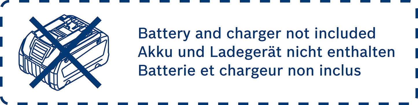 Bosch Professional 18V System Luce da cantiere a LED a batteria GLI 18V-1900 (luminosità max. 1900 Lumen, batterie e caricabatteria non inclusi, confezione in cartone)