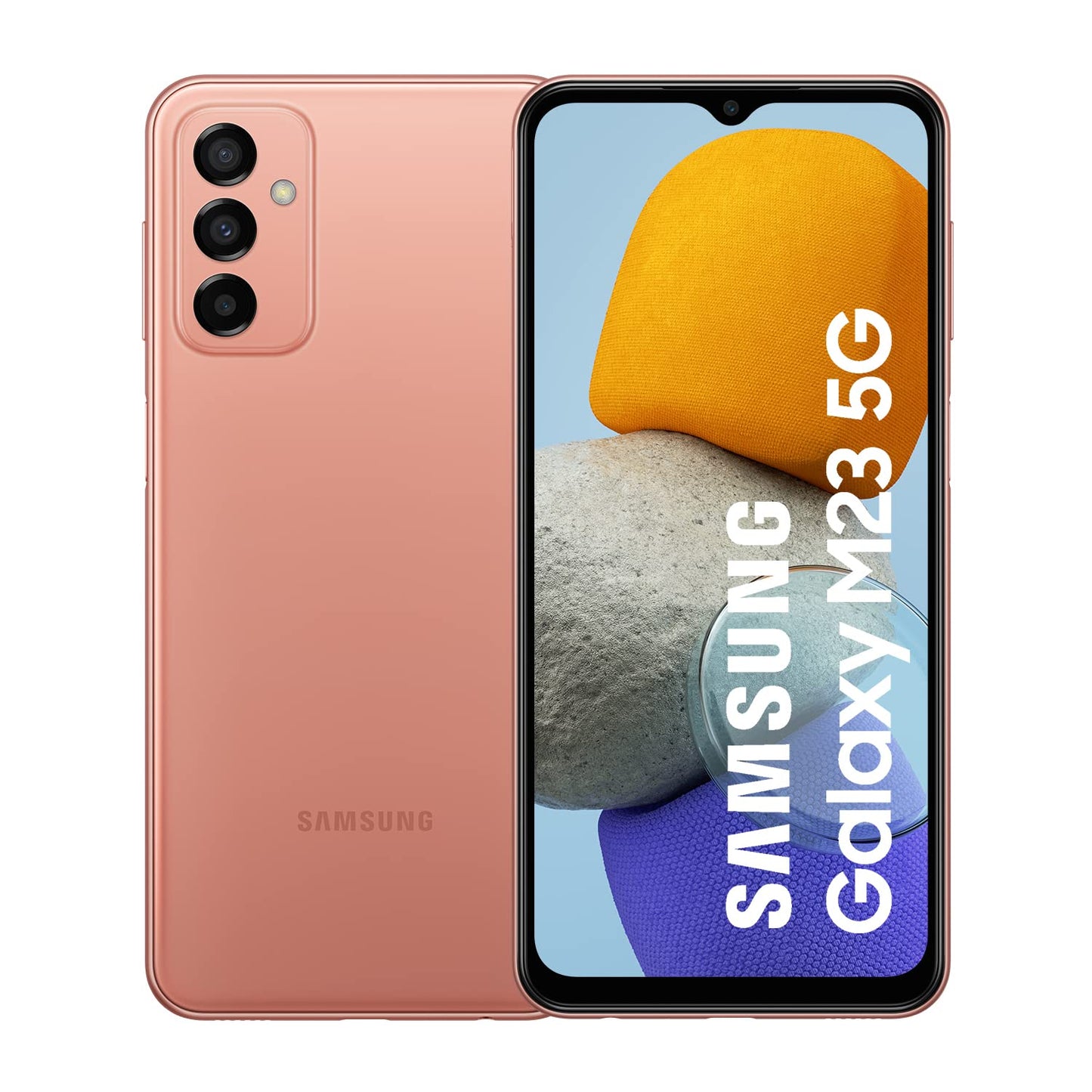 Samsung - Galaxy M23 5G, Telefono cellulare Android, senza scheda SIM, smartphone con 4 GB di RAM e 128 GB di memorizzazione, rosa (versione spagnola) (lingua italiana non garantita)