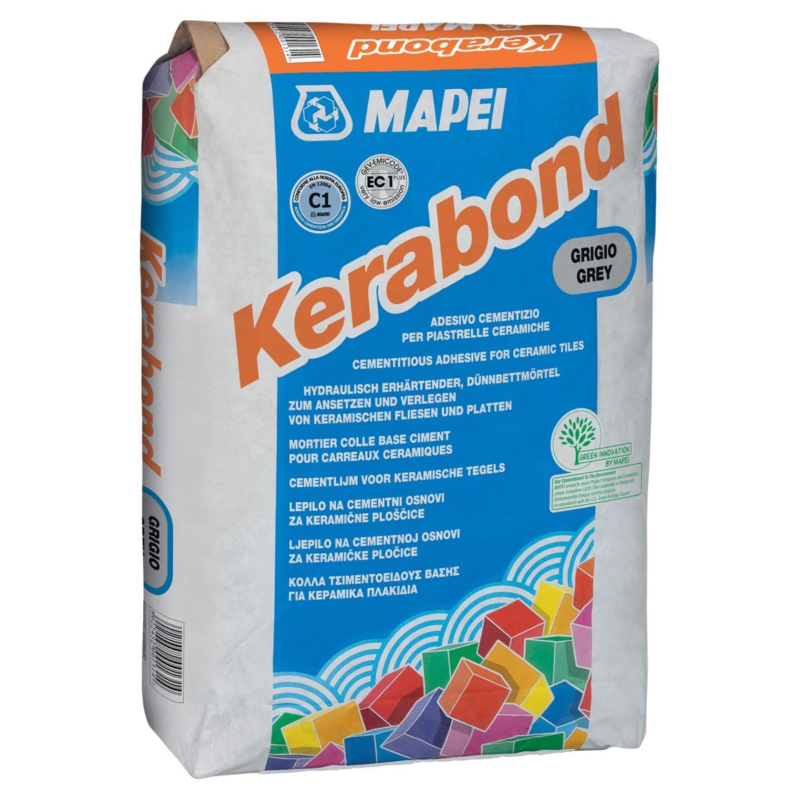 KERABOND MAPEI. Bancale 50 sacchi da 25 kg. Adesivo cementizio per piastrelle.