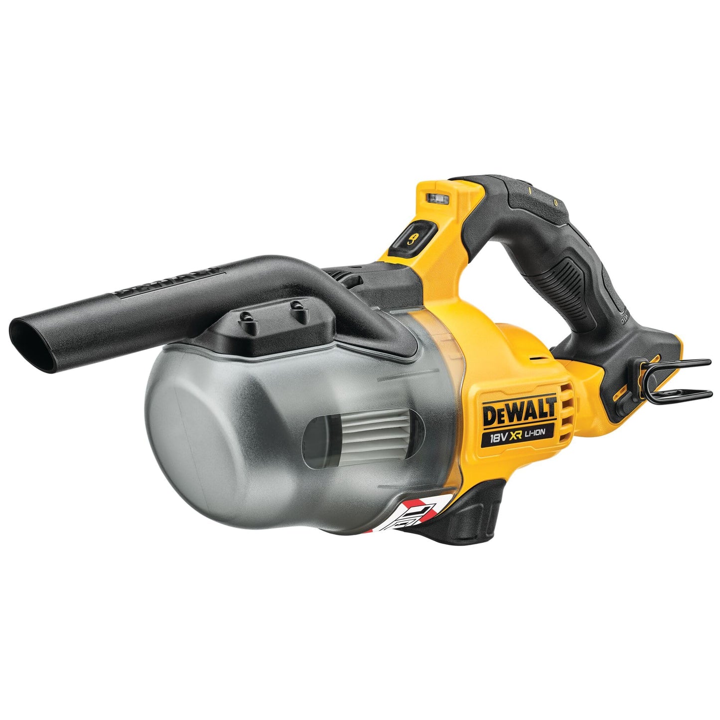 DeWalt DCV501LN-XJ - Aspiratore per solidi classe L XR 18V, Con prolunga per pavimenti e accessori, Include borsa per il trasporto, Senza caricatore/batteria