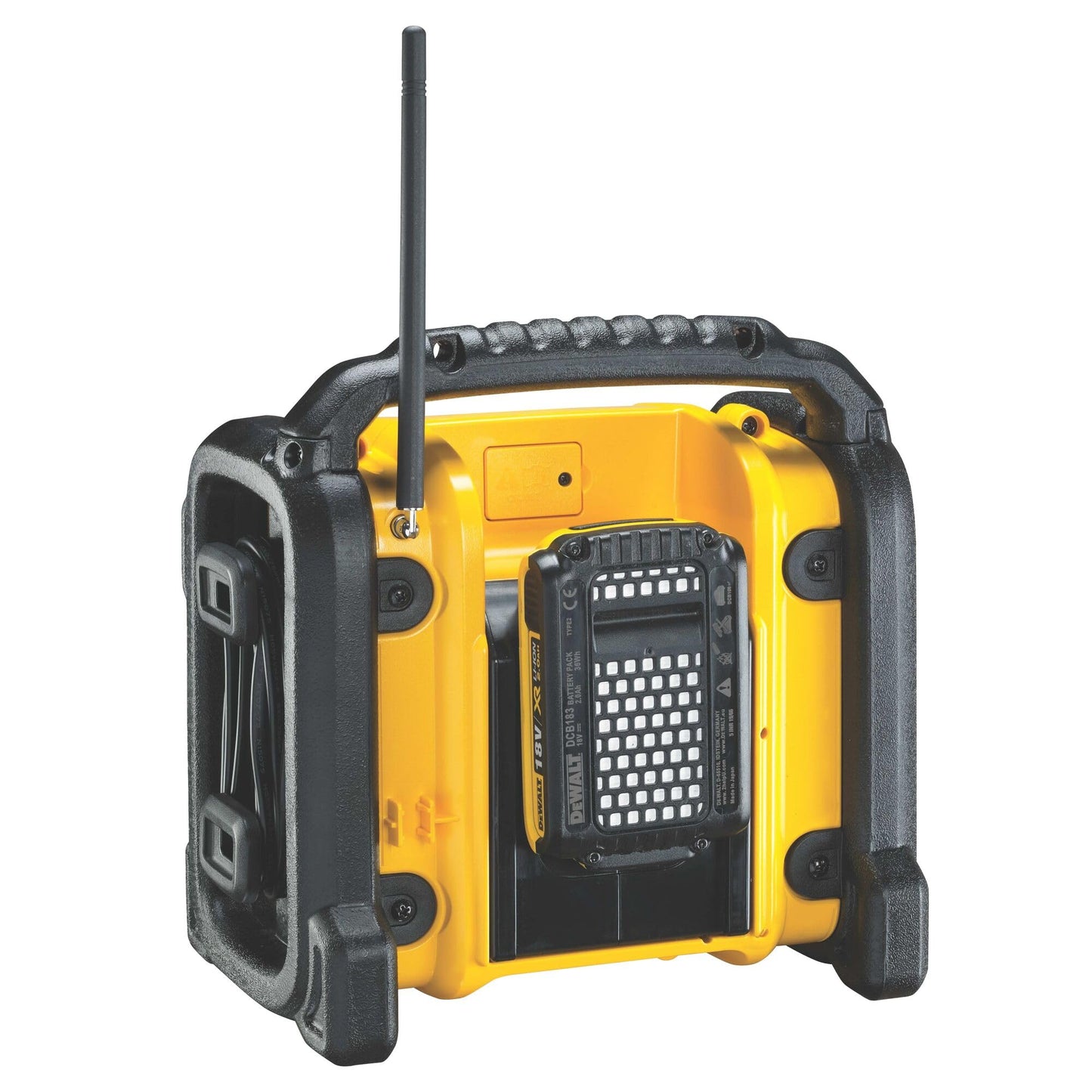 DEWALT Radio Stereo digitale FM e DAB+ (digital audio broadcasting), DCR020-QW