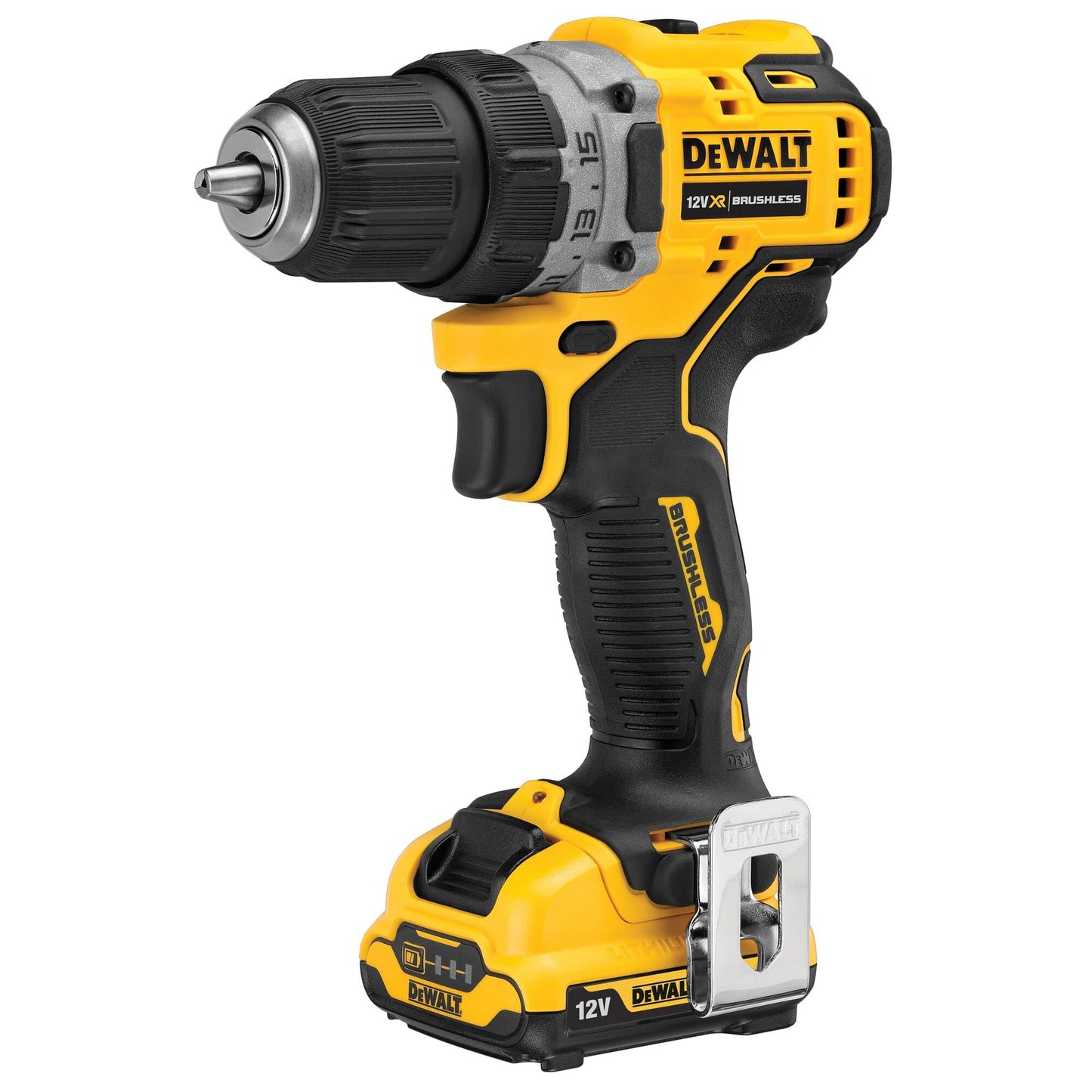 DEWALT Trapano Avvitatore Compatto 2 Velocità 12V, DCD701D2-QW