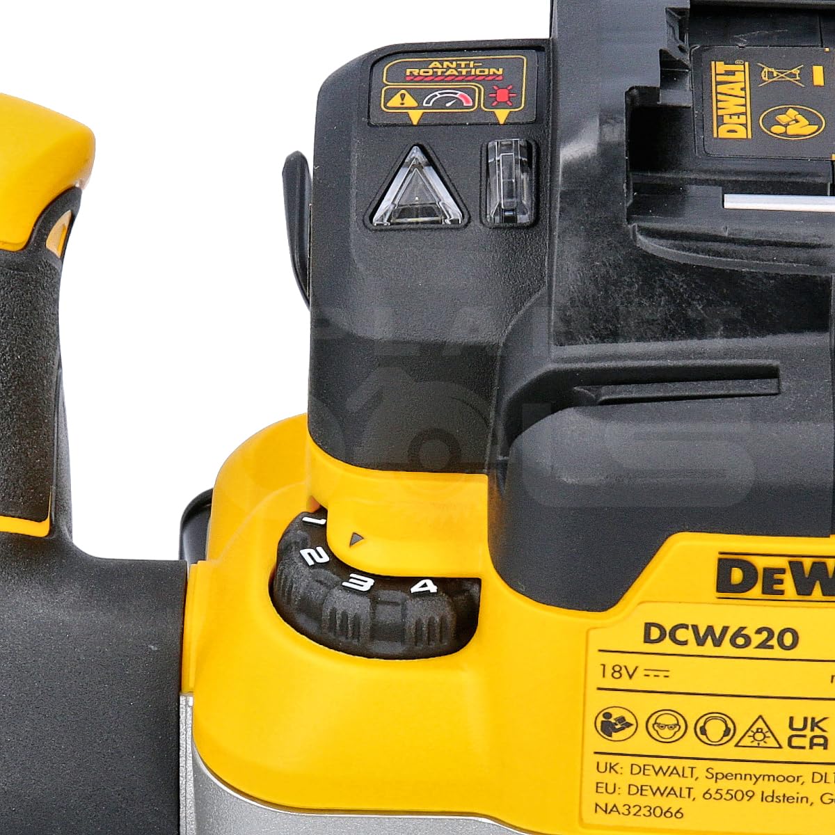 DeWalt DCW620NT 18V XR Cordless Brushless 1/2 "Plunge Router in Tstak VI Deep Carry Case