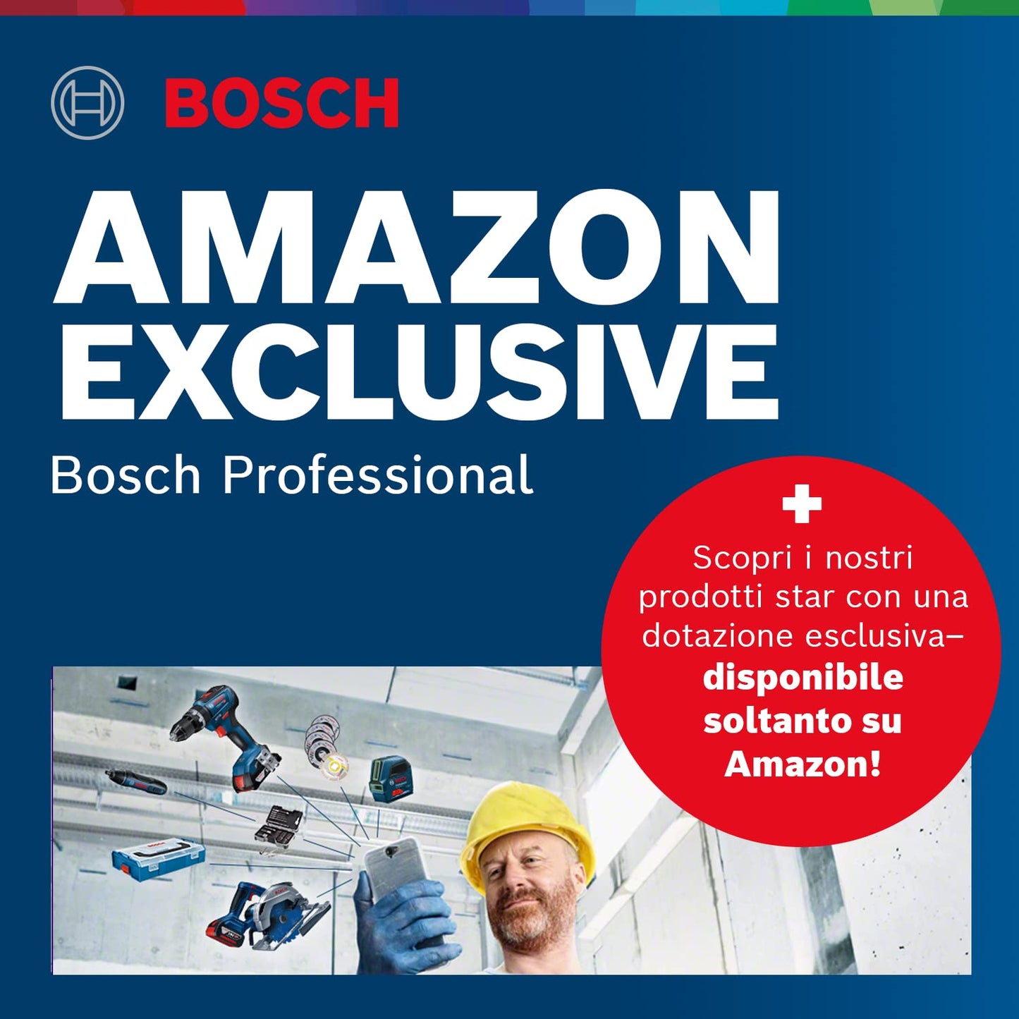 Bosch Professional 12V System Termocamera GTC 400 C (2 batterie 12 V, custodia, con funzione app, temperatura: da -10 °C a +400 °C, risoluzione: 160 x 120 px) - Amazon Exclusive Set