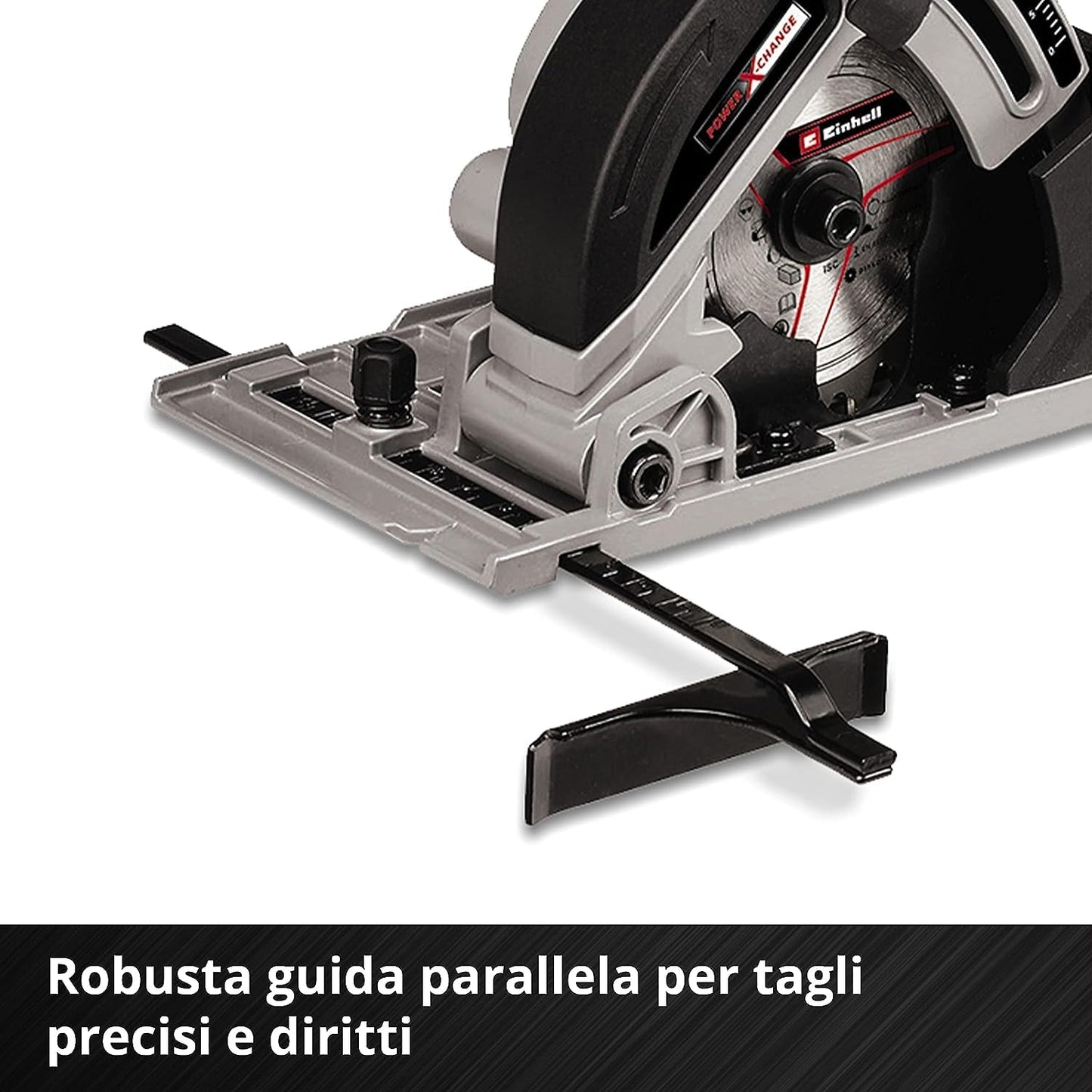 Einhell Mini sega circolare manuale a batteria TE-CS 18/89 Li-Solo Power X-Change (ioni di litio, 2500 min-1, profondità di taglio 28 mm, diametro lama 89 mm, senza batteria e caricatore)