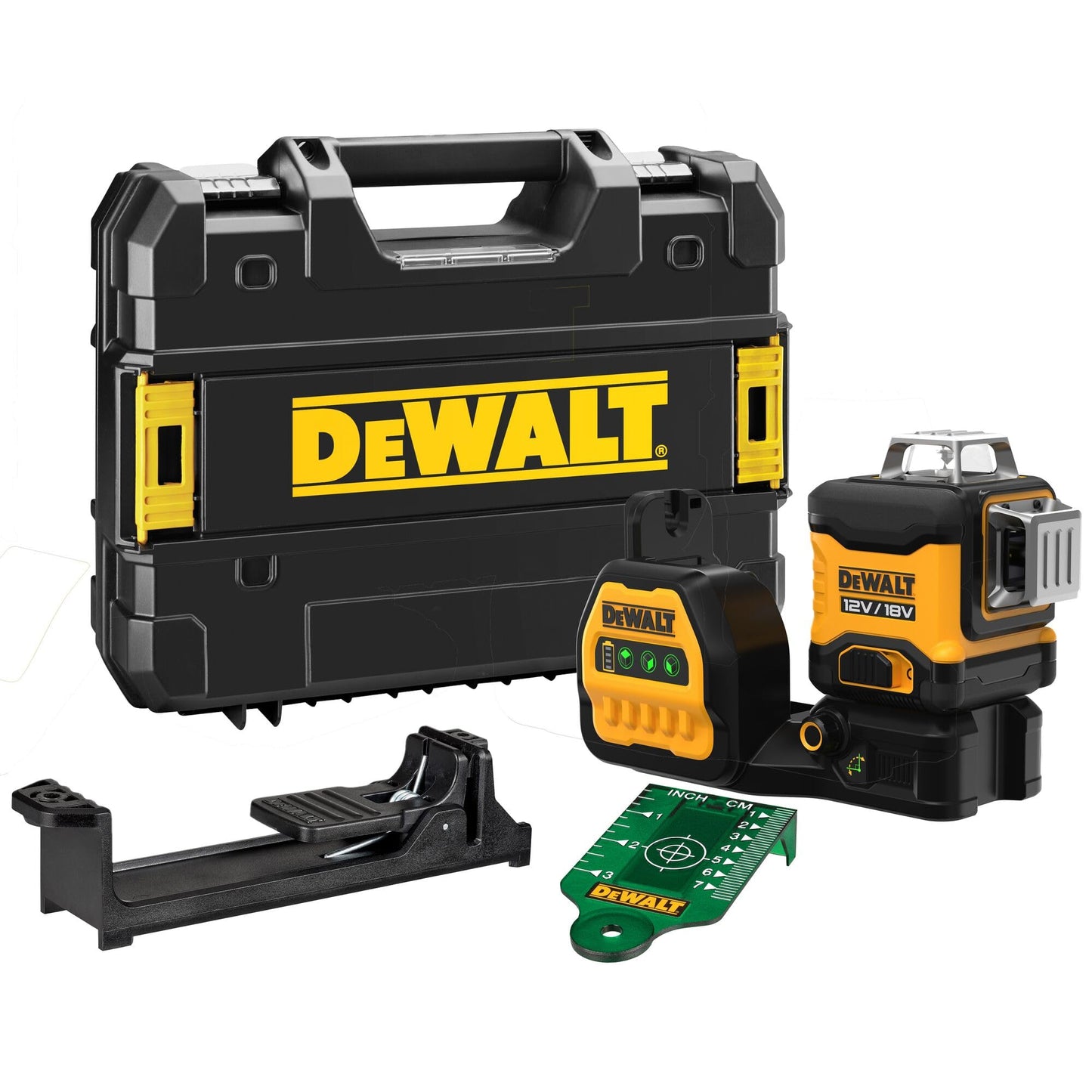 DEWALT DCE089NG18-XJ Laser multilinea raggio verde 12V / 18V XR 3 X 360 - Senza batterie e caricabatterie