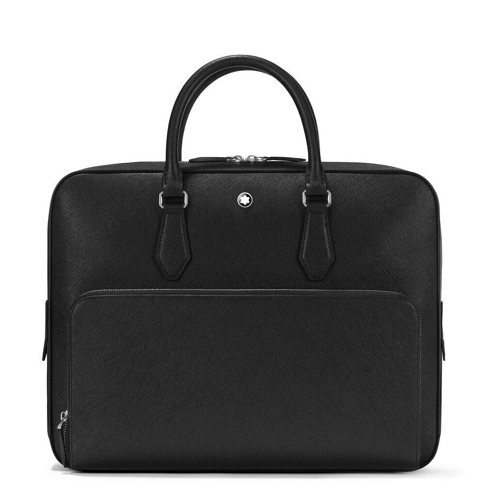 MONTBLANC MB Sartorial Document Case Medium BK, Portadocumenti Unisex-Adulto, Nero, Taglia Unica