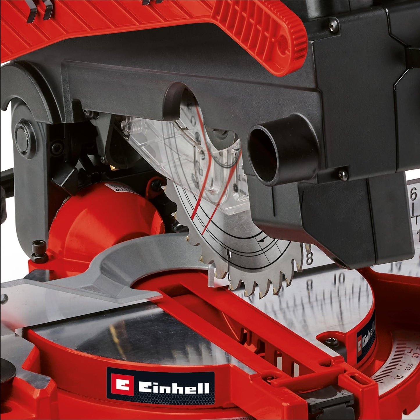 Einhell troncatrice con banco superiore TE-MS 216 T (1500 W, Ø 216 mm lama, larghezza di taglio 120 mm, profondità di taglio 55 mm, incl. linea di taglio laser, funzione sega circolare da tavolo)