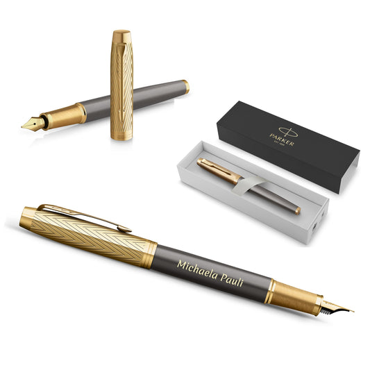 PARKER IM Pioneers GT Limited Edition - Penna stilografica con incisione | penna premium | confezione regalo | regalo personalizzato | compleanno