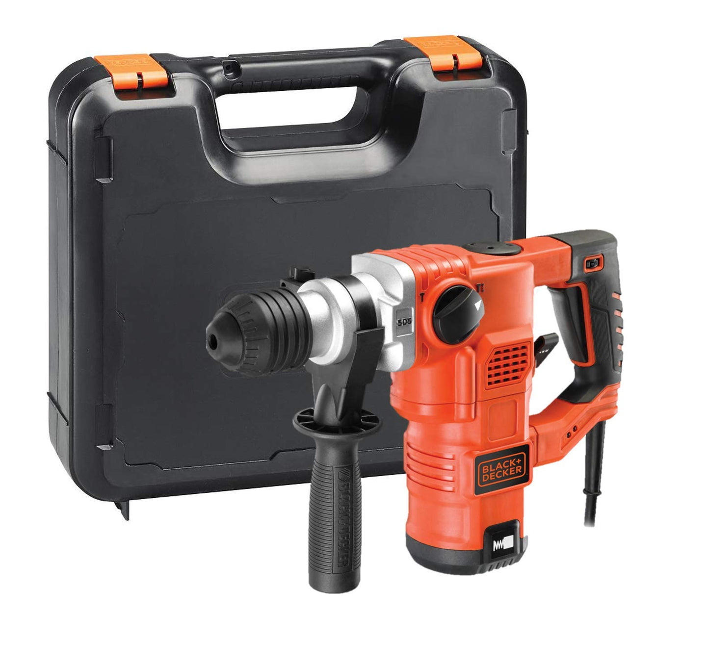 BLACK+DECKER Martello Tassellatore e Scalpellatore con Accessori in Valigetta