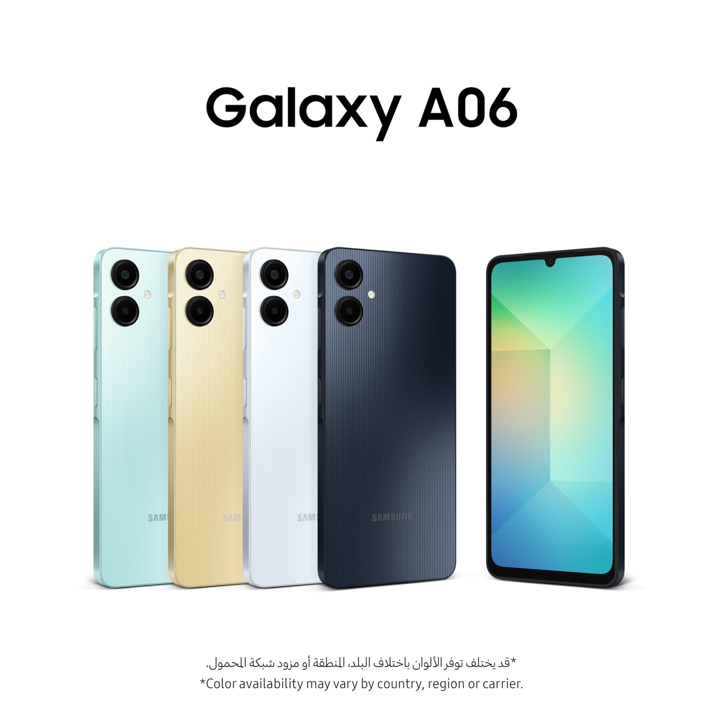 SAMSUNG Galaxy A06 4G LTE Versione Globale SM-A065F/DS, Display 6,7", Doppia SIM 50MP Doppia Fotocamera Nero (Black), 64GB