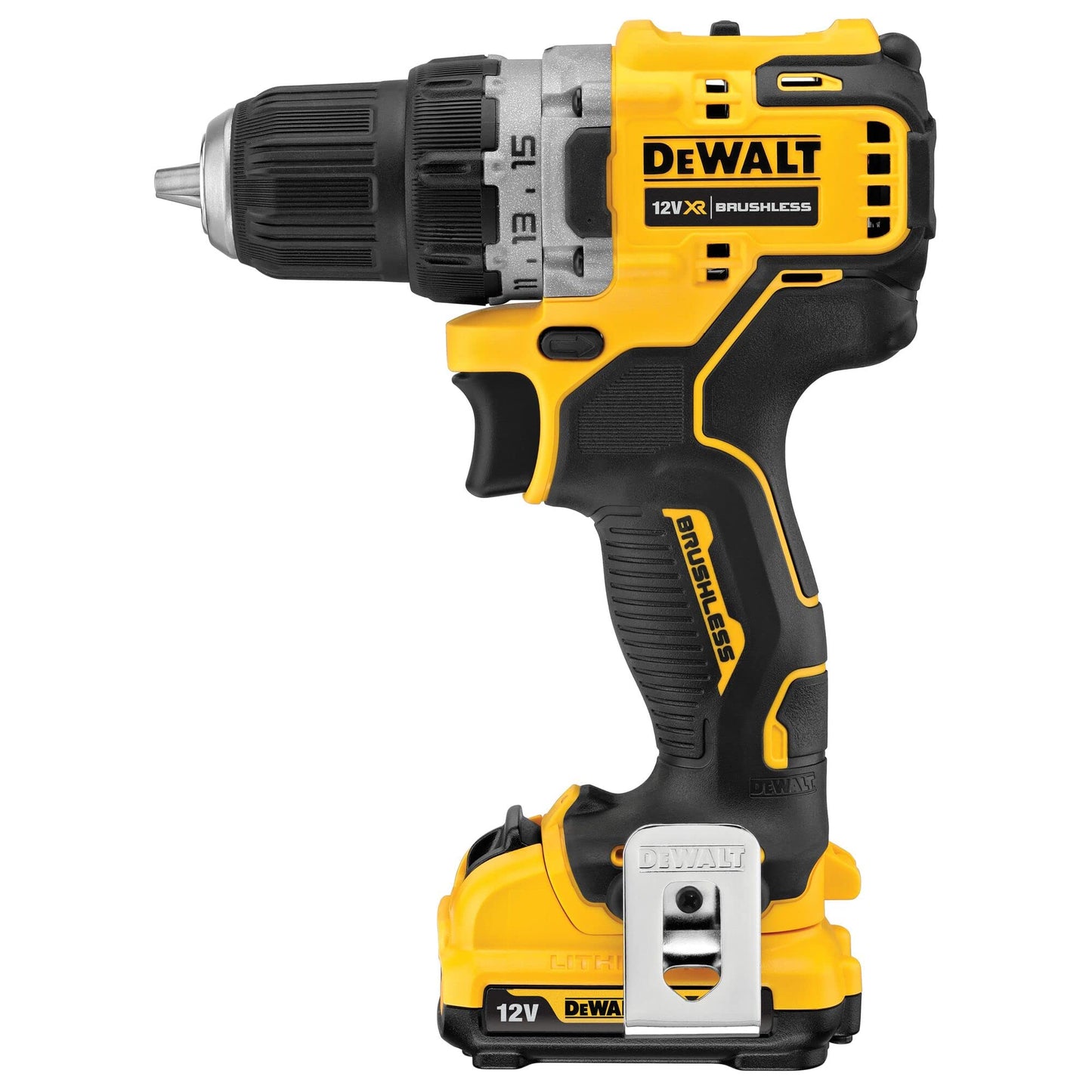 DEWALT Trapano Avvitatore Compatto 2 Velocità 12V, DCD701D2-QW