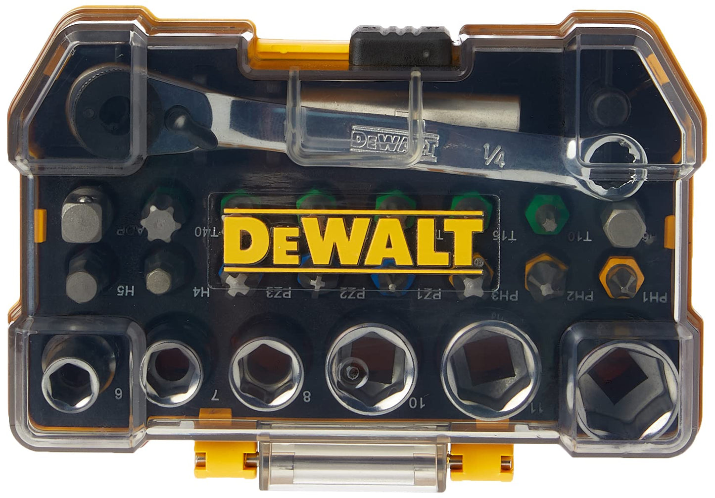 DEWALT DT71516-QZ Set Avvitatura Con Cricchetto Composto Da 24 Pezzi