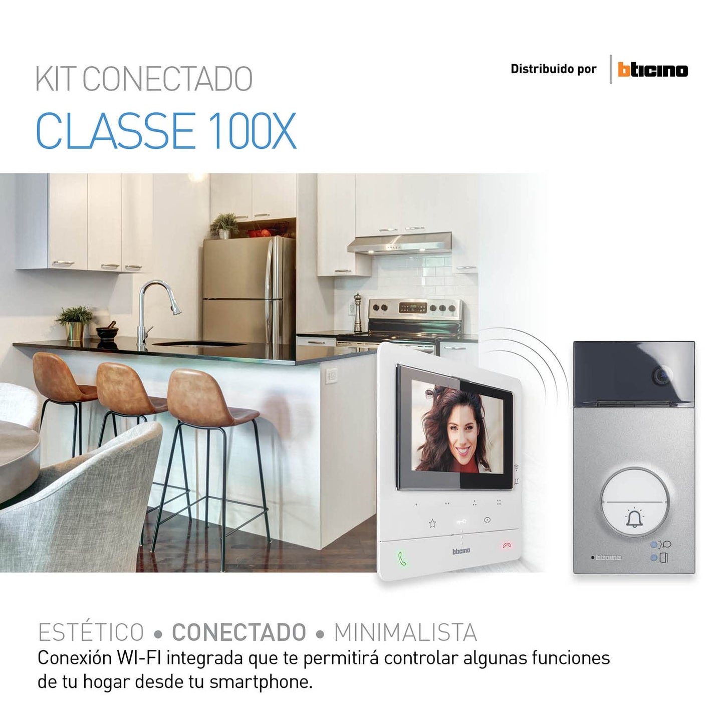 Bticino 364614 Kit Video Classe 100 X16E Monofamiglia, L3000