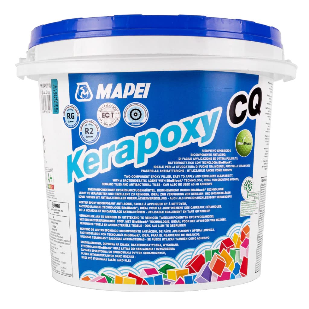 Malta epossidica bicomponente per fughe 3kg Kerapoxy CQ Mapei - Colore: BIANCO/100