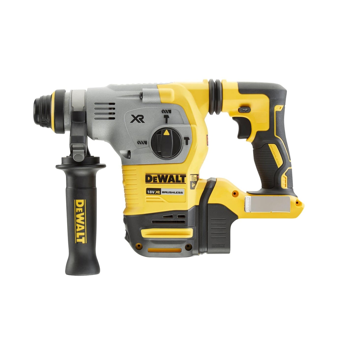 DEWALT Tassellatore SDS-Plus 18V Motore BRUSHLESS 26mm, energia del colpo 2.8J, DCH283NT-XJ