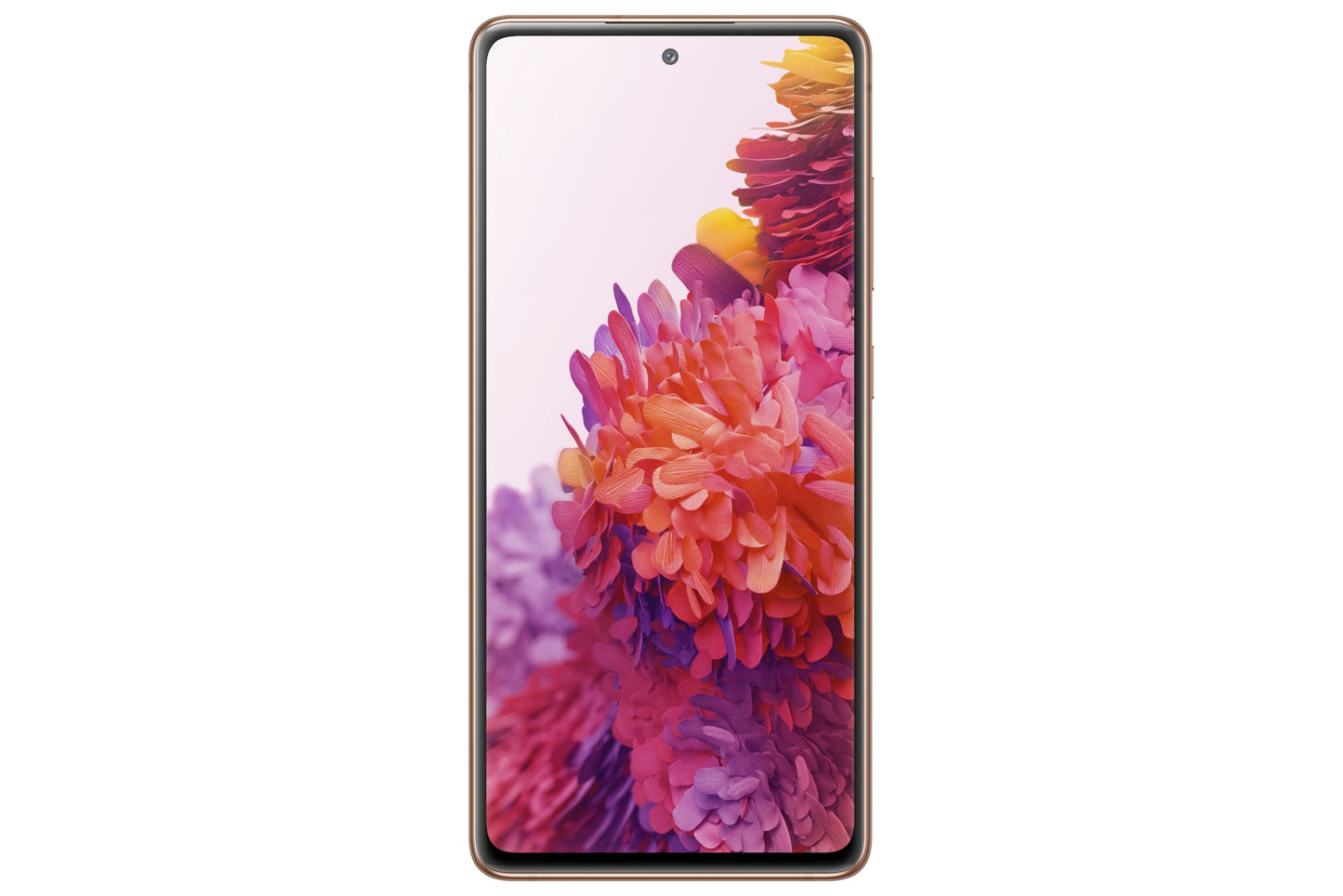 Samsung Smartphone Galaxy S20 FE, Display 6.5" Super AMOLED, 3 fotocamere posteriori, 128 GB Espandibili, RAM 6GB, Batteria 4.500mAh, Hybrid SIM, (2020), Arancione (Cloud Orange)