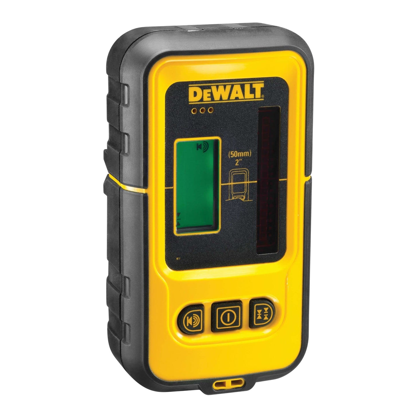 DEWALT DE0892 - Ricevitore/Rilevatore Laser, per DW088 e DW089, 50 metri portata, maneggevolezza, custodia resistant all'umidità e agli schizzi, display LCD