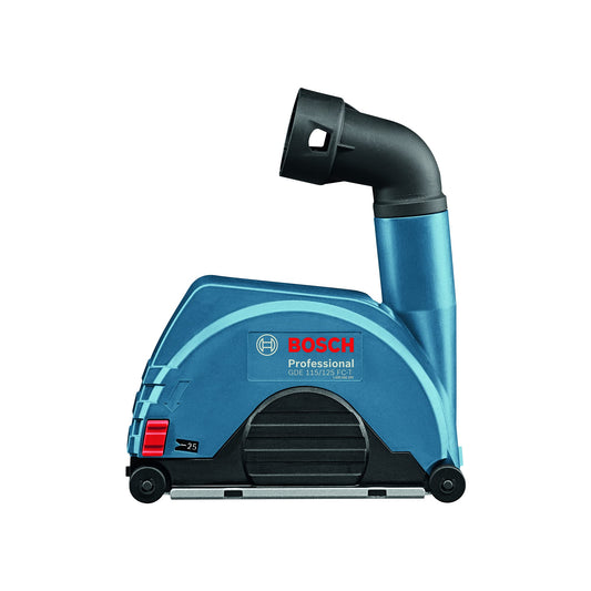 Bosch Professional 1600A003DK Cuffia di aspirazione GDE 115/125 FC-T, Blu/Nero/Rosso