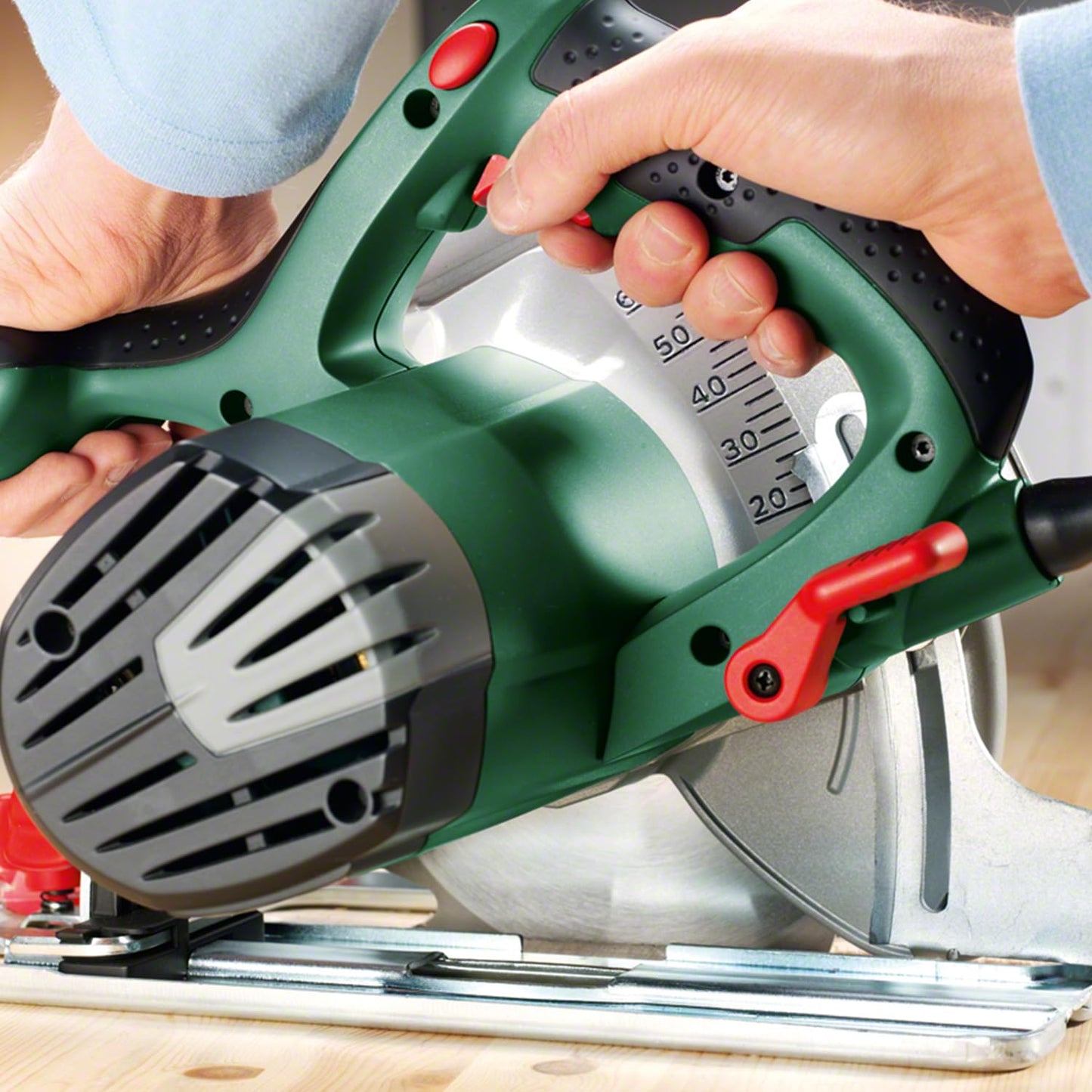 Bosch Pks 66 Af Sega Circolare, Lama, Binario Di Guida, Confezione In Cartone, 1600 Watt, Verde, ‎46 X 34 X 28.5 Cm, 5.4 Kg