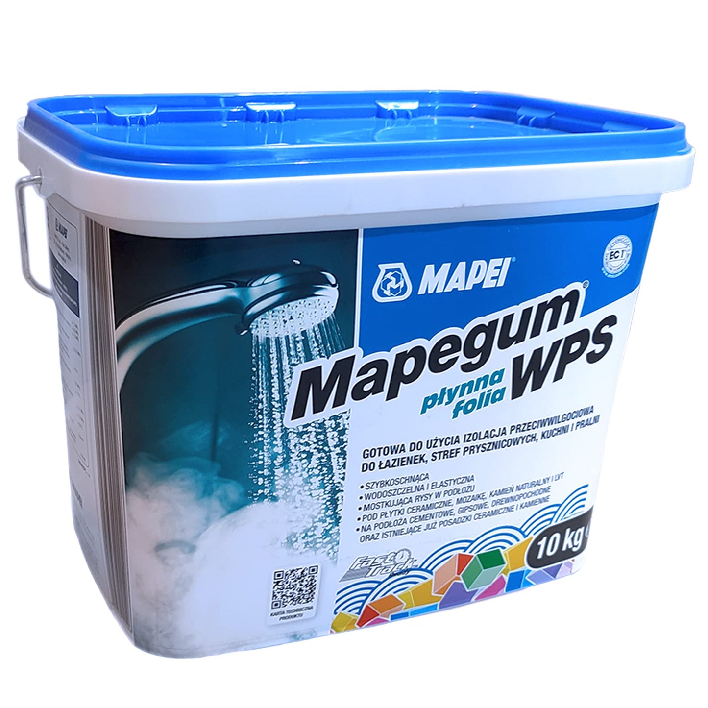 Mapei 124810, Mapegum WPS, membrana anti-umidità a rapida essiccazione, 10 kg.