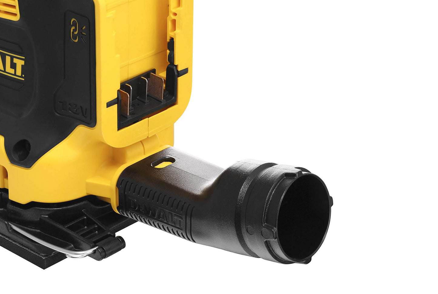 DEWALT Levigatrice orbitale 1/4 di foglio 18V, DCW200NT-XJ