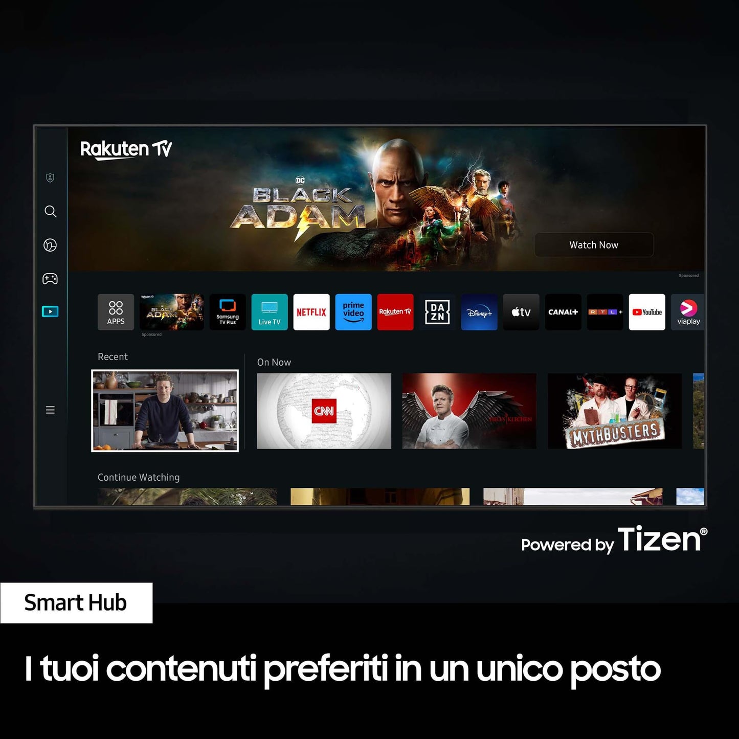 Samsung TV QE43Q65CAUXZT QLED 4K, Smart TV 43" Processore Quantum 4K Lite, 100% volume colore con Quantum Dot, OTS Lite, Integrato con Bixby e Alexa compatibile con Google Assistant, Black 2023