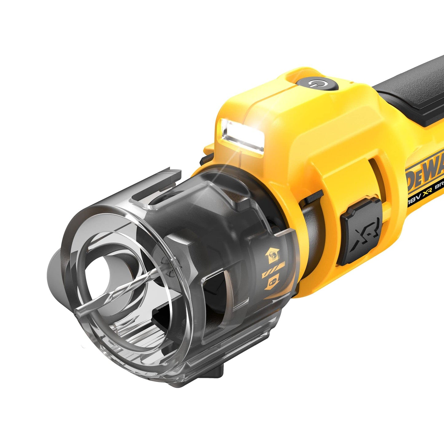 DEWALT.FREZARKA WYCINAJACA DO G-K 18V DCE555N