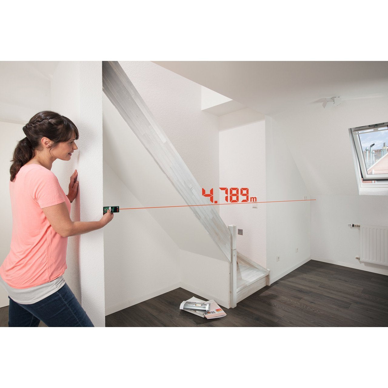 Bosch distanziometro laser PLR 30 C (misura distanze fino a 30 m con precisione, connettività Bluetooth, funzioni di misurazione)