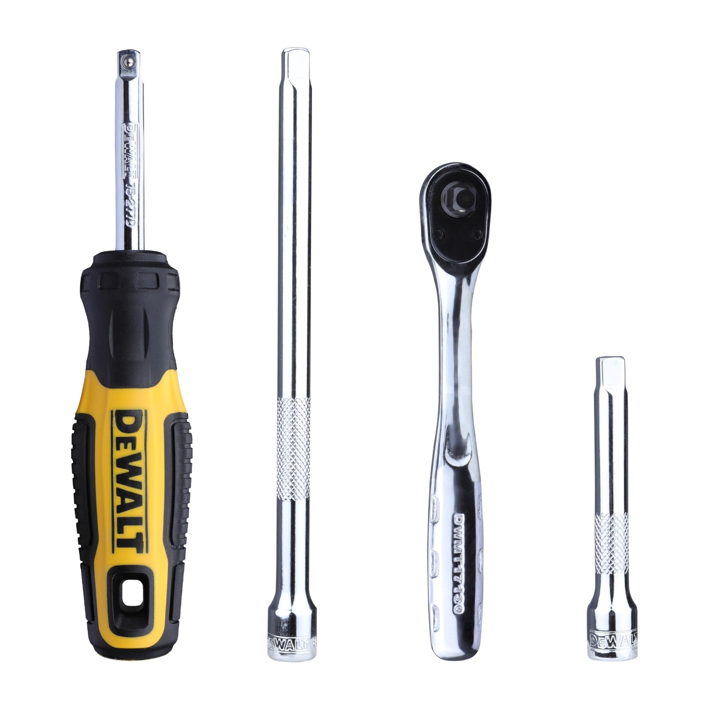 DeWalt CHIAVI BUSSOLA ESAGONALI 1/4" CON CRICCHETTO INSERTI DWMT81610 KIT 50 PZ