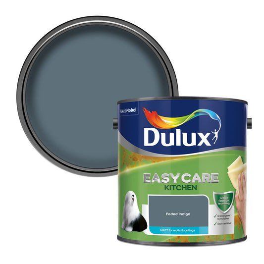 Dulux Easy ycare Kitchen Matt Emulsion Paint – Indaco sbiadito – 2,5 l