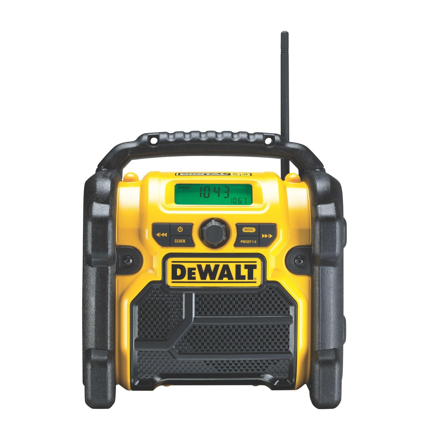 DEWALT Radio Stereo digitale FM e DAB+ (digital audio broadcasting), DCR020-QW