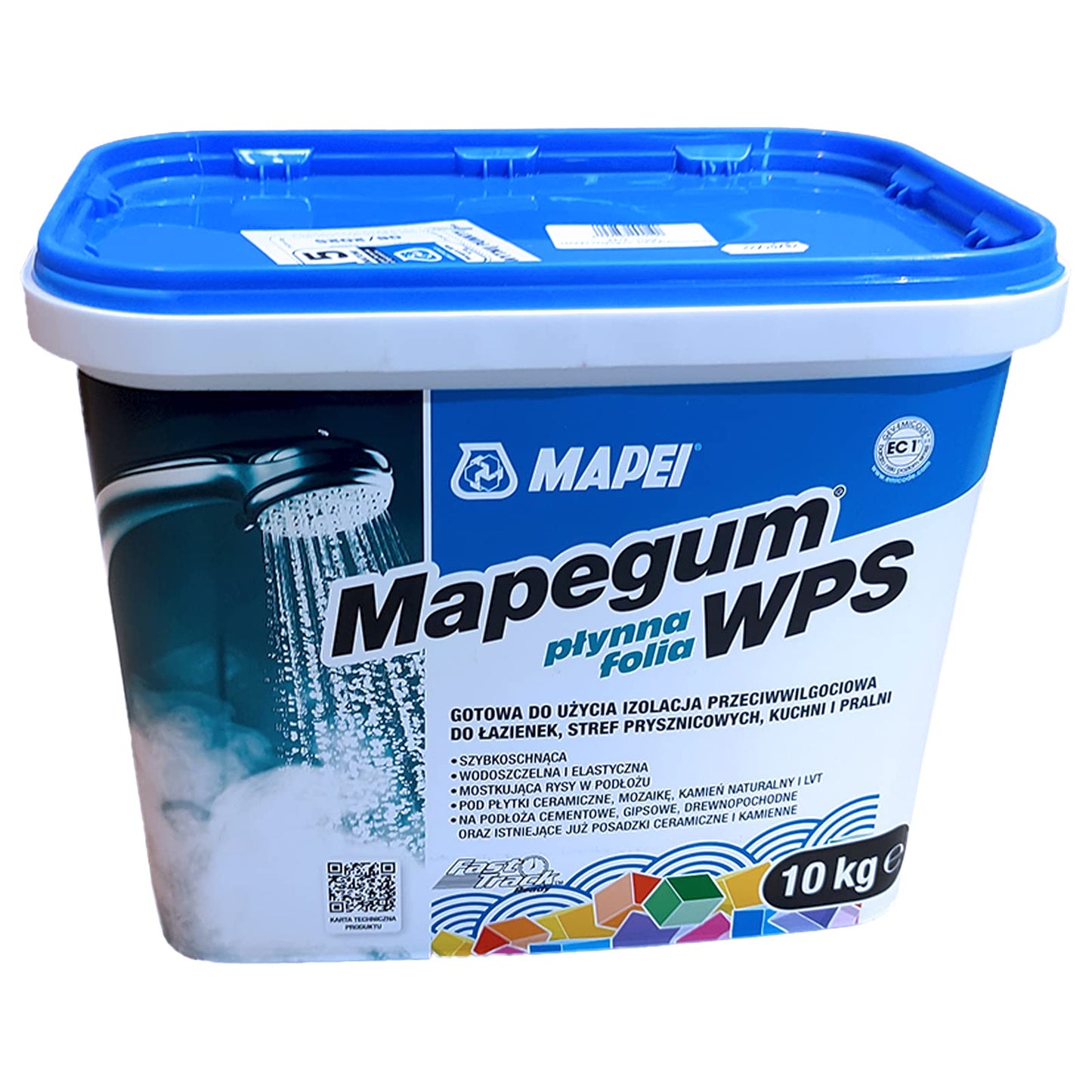 Mapei 124810, Mapegum WPS, membrana anti-umidità a rapida essiccazione, 10 kg.